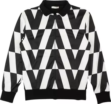 Толстовка Valentino Optical Print Sweatshirt 'Ivory/Black', разноцветный