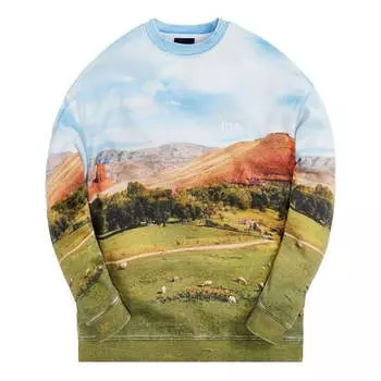 Толстовка valley crewneck 'white' Kith, белый