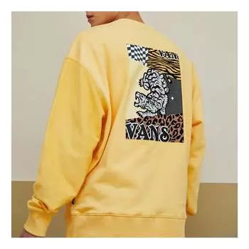 Толстовка Vans Embroidered Small Logo Splicing Pullover Yellow VN0A5H9QYRS, желтый