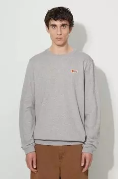 Толстовка Vardag из хлопка Fjallraven, серый