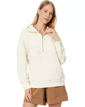 Толстовка Varley Colebrook 1/2 Zip Sweat, белый