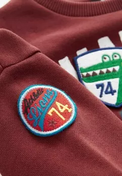 Толстовка VARSITY BADGED CREW NECK Next, красный