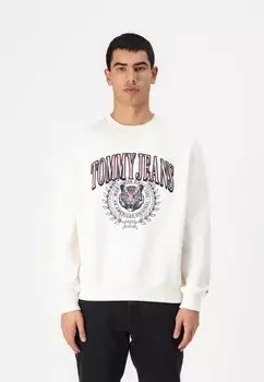 Толстовка VARSITY TIGER CREW Tommy Jeans, белый