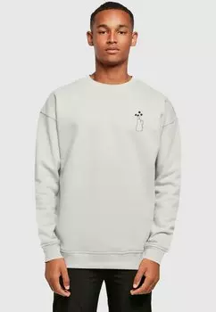Толстовка VASE AND FLOWERS CREWNECK Merchcode, светло-серый