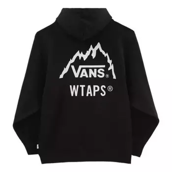 Толстовка vault by x wtaps pullover hoodie 'smokey olive' Vans, зеленый