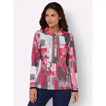 Толстовка "Вдохновение" Inspirationen, цвет Erdbeere-Gemustert