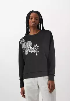 Толстовка Vero Moda VMKATHRINE FLOWER, цвет asphalt