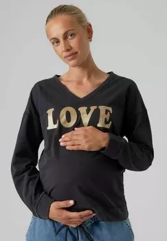 Толстовка Vero Moda VMMCAROLA L S JRS BTQ, черный