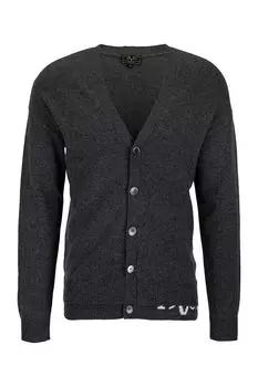 Толстовка Versace Cardigan Wj8143, серый