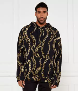 Толстовка Versace Jeans Couture свободной посадки, черный