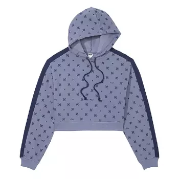 Толстовка Victoria's Secret Pink Everyday Fleece Cropped, синий