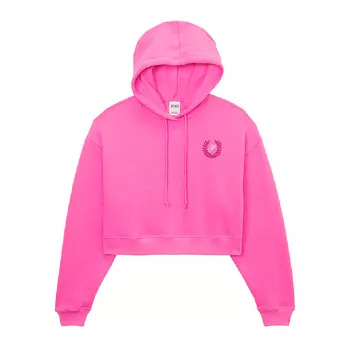 Толстовка Victoria's Secret Pink Everyday Fleece Cropped, розовый