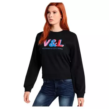 Толстовка Victorio & Lucchino Logo Crossword Colours Box, черный