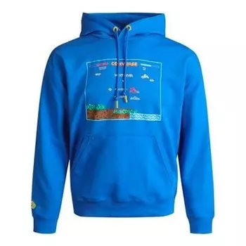 Толстовка video game graphic hoodie 'blue' Converse, синий