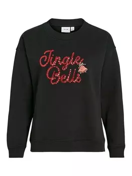Толстовка Vila Sweatshirt, черный
