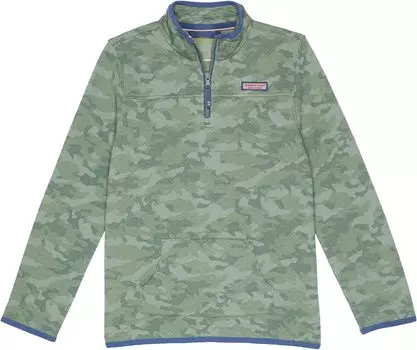 Толстовка Vineyard Vines Quilted Shep Shirt, цвет Camo Sage Olive