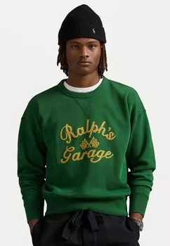 Толстовка Vintage Fit Ralph's Garage Polo Ralph Lauren, зеленый