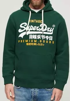 Толстовка VINTAGE LOGO DUO Superdry, цвет enamel green