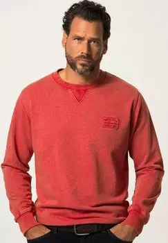 Толстовка VINTAGE LOOK RUNDHALS JP1880, цвет chilli rot