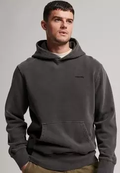 Толстовка VINTAGE MARK Superdry, цвет washed black