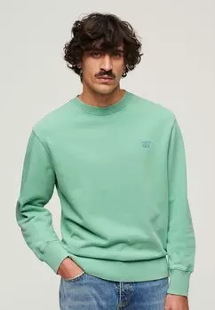Толстовка VINTAGE WASHED Superdry, цвет lagoon aqua