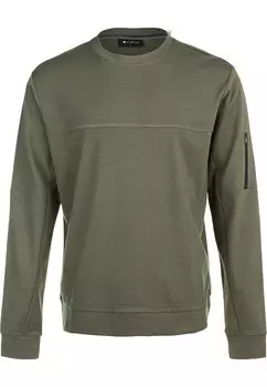 Толстовка Virtus Leislon M Crew Neck, цвет 3121 Olive