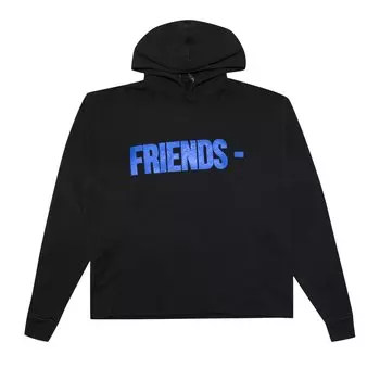 Толстовка Vlone Friends Черный/Синий