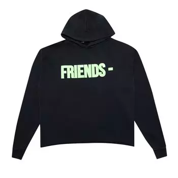 Толстовка Vlone Friends Черный/Зеленый