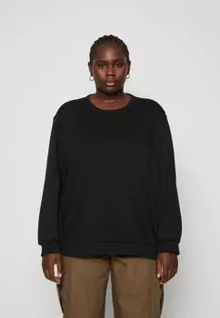 Толстовка VMCMALY OVERSIZE Vero Moda Curve, цвет black