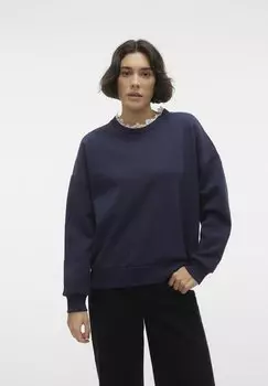 Толстовка Vmebba Vero Moda, цвет navy/white