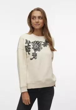 Толстовка VMSELMA NELI Vero Moda, цвет birch/black