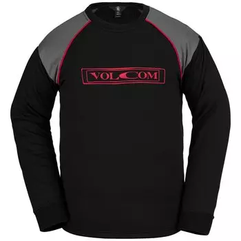 Толстовка Volcom Waffle Backed Crew, черный