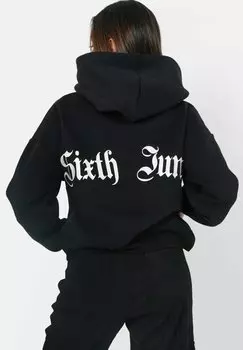 Толстовка ВЫШИВКА Sixth June, черный