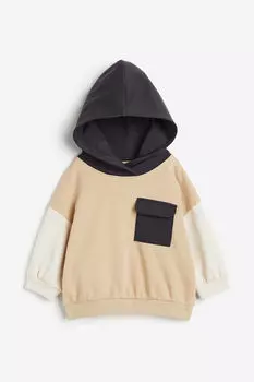 Толстовка в цвете block H&M, бежевый