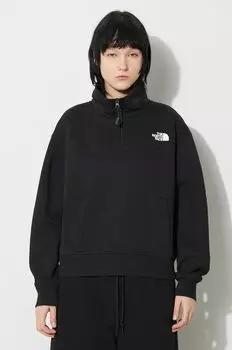 Толстовка W Essential Qz Crew The North Face, черный