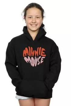 Толстовка в форме сердца Минни Маус Disney, черный