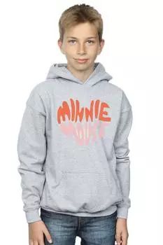 Толстовка в форме сердца Минни Маус Disney, серый