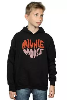 Толстовка в форме сердца Минни Маус Disney, черный