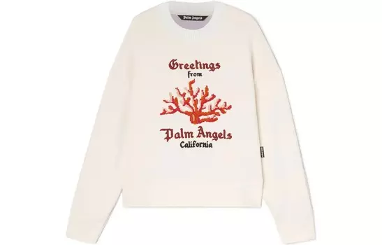 Толстовка в коралловую полоску Palm Angels, светло-розовый