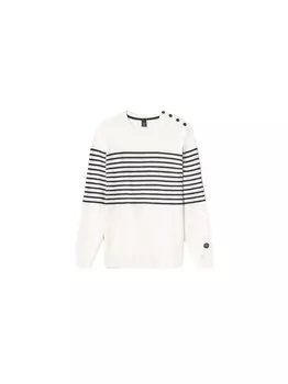 Толстовка в полоску Le Temps Des Cerise, белый