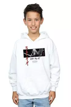 Толстовка в полоску с рисунком «Звездные войны: Скайуокер. Восхождение» Кайло Рен Катакана Star Wars, белый