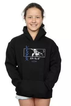 Толстовка в полоску с рисунком «Звездные войны: Скайуокер. Восхождение Рей Катакана» Star Wars, черный