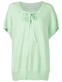 Толстовка в рубчик Gloria Coelho, зеленый