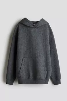 Толстовка в рубчик H&M, серый