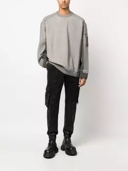 Толстовка в рубчик Juun.J, серый