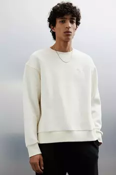 Толстовка в рубчик свободного кроя H&M, бежевый