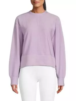 Толстовка в рубчик Tech Ottoman DKNY, лаванда
