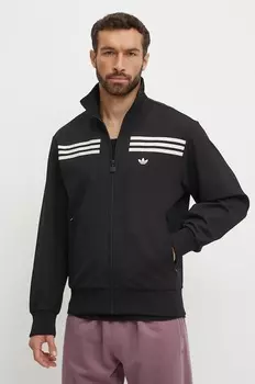 Толстовка в стиле 70-х Track Top Adidas Originals, черный