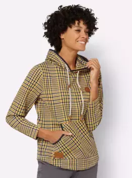 Толстовка в стиле casual Casual Looks, цвет Ocker-Ecru-Bedruckt