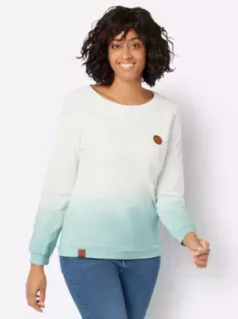 Толстовка в стиле casual Casual Looks, цвет Kalkmint-Ecru
